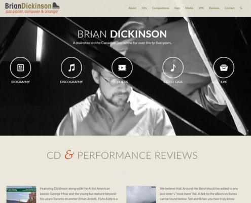 Jazz Pianist Brian Dickinson