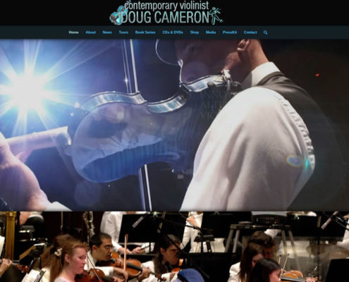 Violinist Doug Cameron